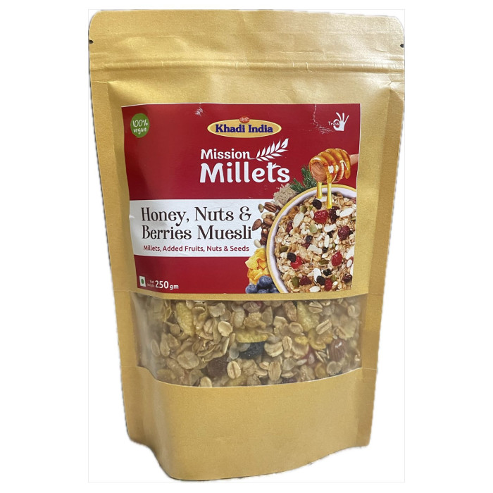 HONEY NUTS MILLET AND BERRIES MUESLI